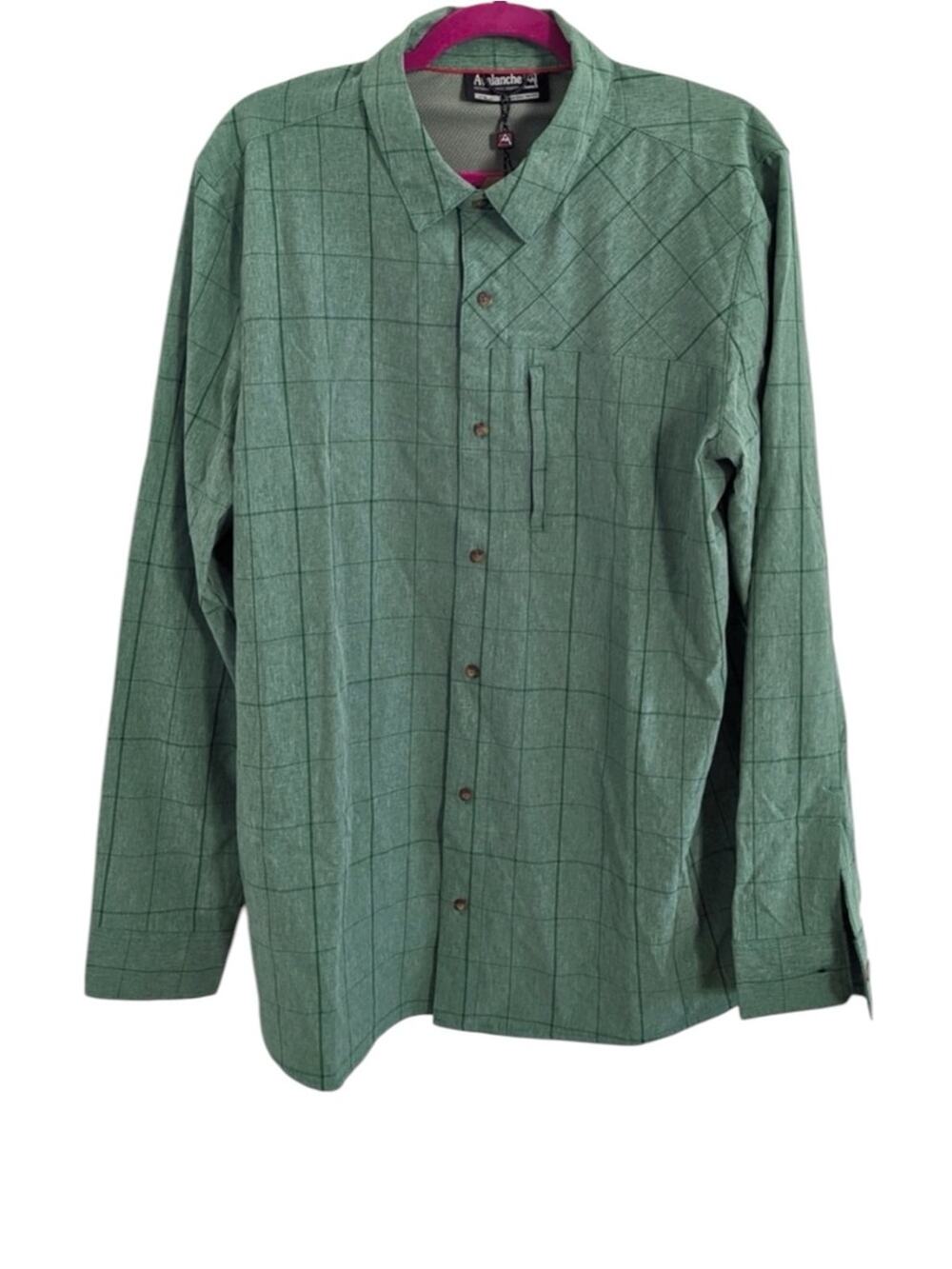 Avalanche Alexander Woven Button Down Outdoor Shirt